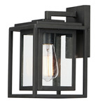 Cabana VX Outdoor Wall Light - Black / Seedy Glass