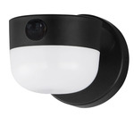 Michelle Outdoor Wall Sconce with Motion Sensor - Black / White