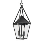 Bavaria Outdoor Pendant - Black / Clear