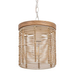 Vannerie Pendant - Ecru / Natural