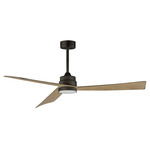 Vortex LED Outdoor Ceiling Fan - Charcoal Bronze / Driftwood