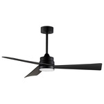 Vortex LED Outdoor Ceiling Fan - Black / Black