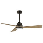 Vortex LED Outdoor Ceiling Fan - Charcoal Bronze / Driftwood