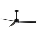 Vortex LED Outdoor Ceiling Fan - Black / Black