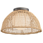 Cestino Ceiling Light - Antique Bronze / Natural