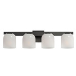 Scoop Bathroom Vanity Light - Black / Marble