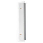 Spectre Color Select Wall Light - Aged Brass / Black / Clear Ribbed
