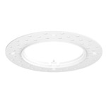 Crisp 6 Inch Trimless Mud In Ring - White