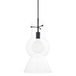 Mirabel Pendant - Black / Clear