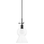 Mirabel Pendant - Black / Clear