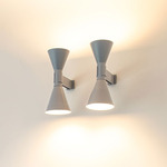 Applique de Marseille Wall Sconce - Matte Grey