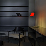 Lampe De Bureau Table Lamp - Grey / Red