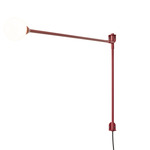 Potence Pivotante Mini Plug-In Wall Lamp - Red