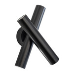 Tubes 2 Wall Sconce - Black