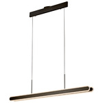 Gianni Linear Pendant - Satin Dark Gray / Acrylic