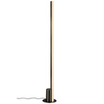 Leora Floor Lamp - Satin Dark Gray / Acrylic