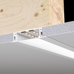 DIY Truline Trim 1.6A 24VDC Plaster-In LED Channel - White