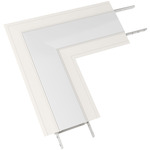 Truline Trim 1.6A L-Picture Frame Channel Connector - White
