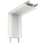 Truline Trim 1.6A Inside Corner Channel Connector - White