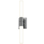 Scepter Bathroom Vanity Light - Polished Chrome / White