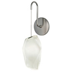 Gem Wall Sconce - Satin Nickel / Frosted