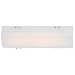 Facets Color-Select Bathroom Vanity Light - Polished Nickel / Opal White