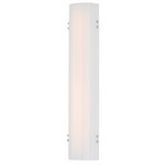 Facets Color-Select Bathroom Vanity Light - Polished Nickel / Opal White