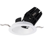 FQ 4 inch Round Warm Dim Adjustable Downlight with Trim - White