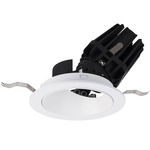 FQ 4 IN Round Adjustable Downlight with Trim - White