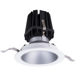 FQ 4IN Round Downlight with Trim - White / Haze Reflector