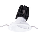 FQ 4 inch Round Warm Dim Wall Wash with Trim - White