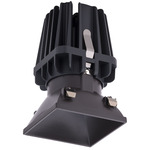 FQ 4 inch Square Warm Dim Trimless Downlight Trim - Dark Bronze