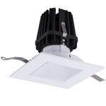 FQ 4IN Square Downlight with Trim - White
