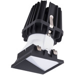 FQ 4 inch Square Warm Dim Trimless Wall Wash - Black