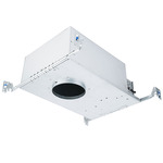 FQ 4IN Round / Square Trimmed New Construction Housing - Galvanized Steel