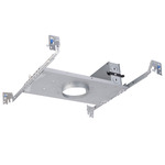 FQ 2 inch With Trim New Construction Non-IC Frame-In Kit - Galvanized Steel
