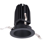 FQ 2 inch Round Warm Dim With Trim Downlight Trim - Black