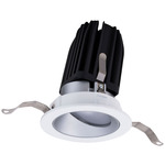 FQ 2IN Round Warm Dim With Trim Wall Wash Trim - White / Haze Reflector