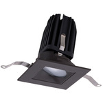 FQ 2IN Square Warm Dim With Trim Wall Wash Trim - Dark Bronze