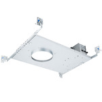 FQ 4 inch Round/Square 28W Trimmed Non IC Frame In Kit - Galvanized Steel