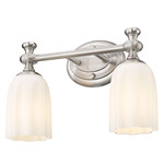 Orion Bathroom Vanity Light - Brushed Nickel / Opal