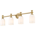 Orion Bathroom Vanity Light - Modern Gold / Opal