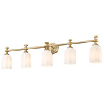 Orion Bathroom Vanity Light - Modern Gold / Opal