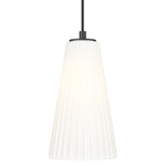 Farrell Pendant - Matte Black / White