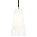 Farrell Pendant - Modern Gold / White