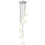 Farrell Multi Light Pendant - Brushed Nickel / White