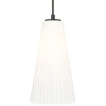 Farrell Pendant - Matte Black / White