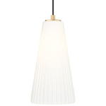 Farrell Pendant - Modern Gold / White