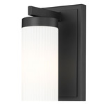 Danica Wall Sconce - Matte Black / White
