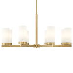 Danica Chandelier - Modern Gold / White